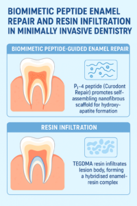 "Biomimetic peptide enamel repair"